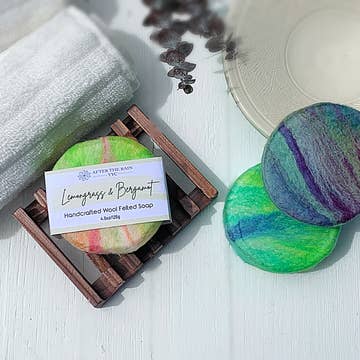 Felted: Body Cleansing Bar  Lemongrass & Bergamot