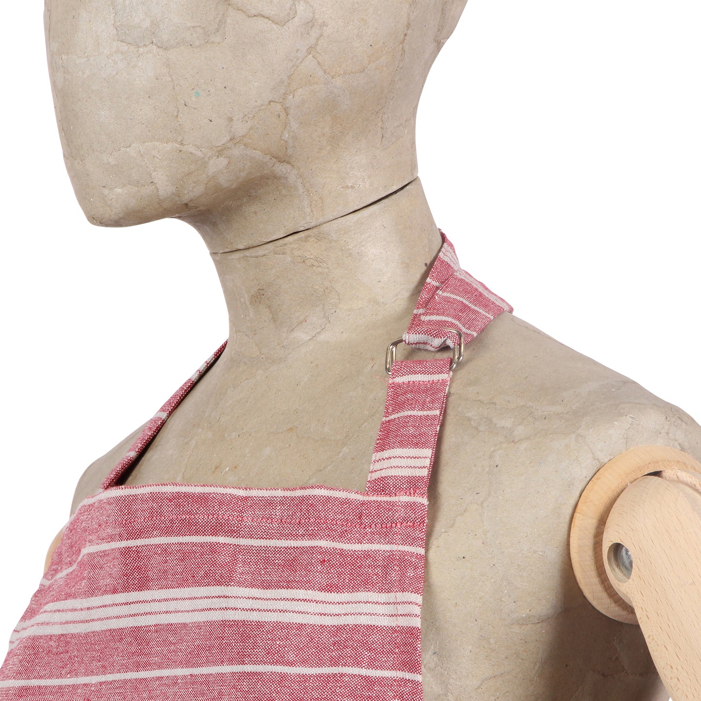Stonewash Apron in Striped Red