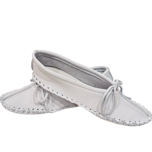 White Ballet Moccasin