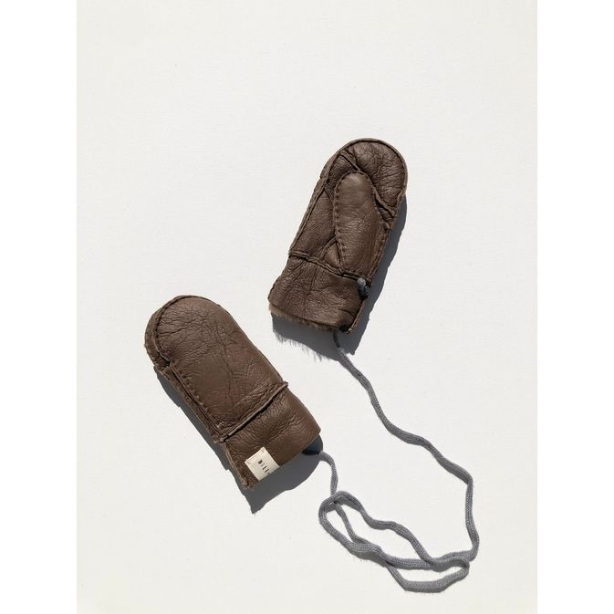 Kids Shearling Mittens