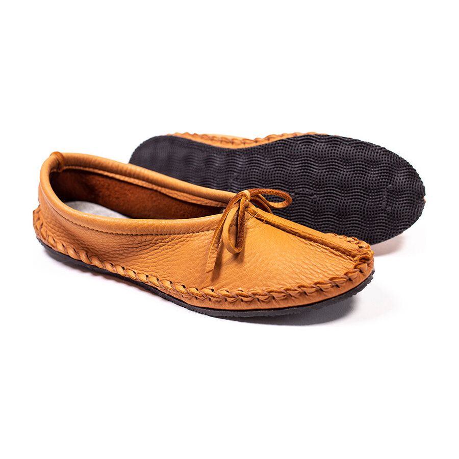 Saddle Tan Outdoor Ballet Slippers