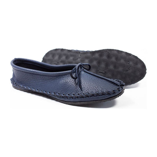 Denim Blue Outdoor Ballet Moccasins