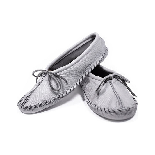 Dove Grey Ballet Moccasins