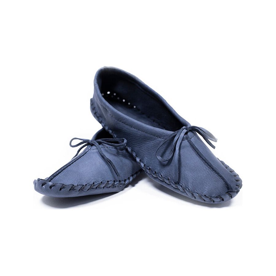 Denim Ballet Moccasins