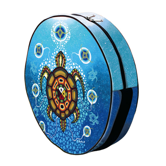 James Jacko Medicine Turtle 17in Drum Bag