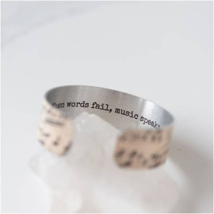 Sheet Music Small Cuff