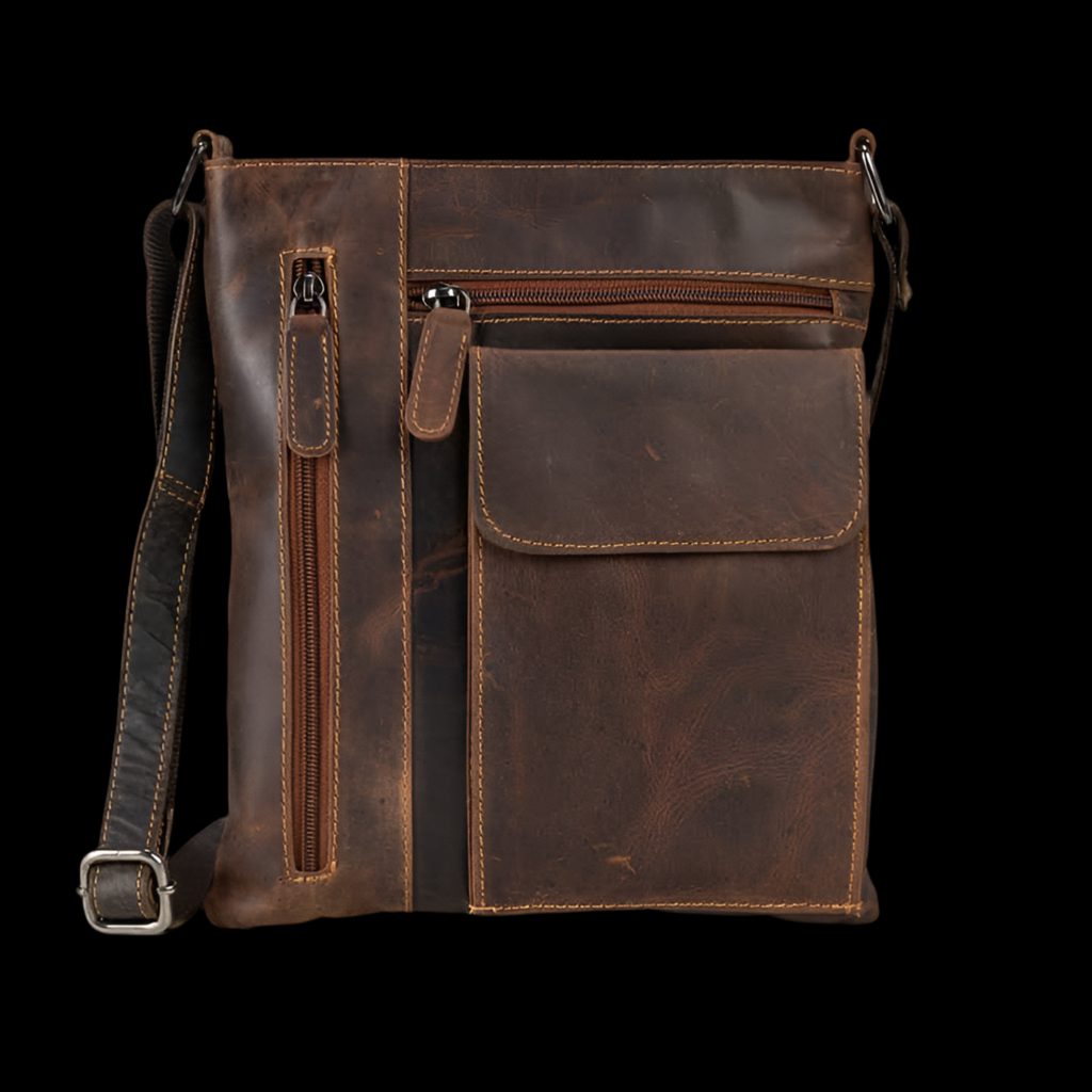 Ladies Cross Body Leather Bag Lucy LD007