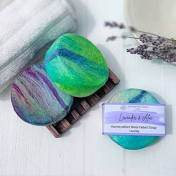 Felted: Body Cleansing Bar  - Lavender & Aloe