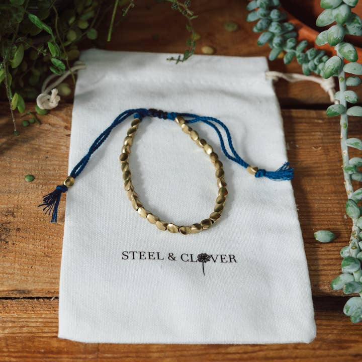 Enilda Copper Bead Bracelet