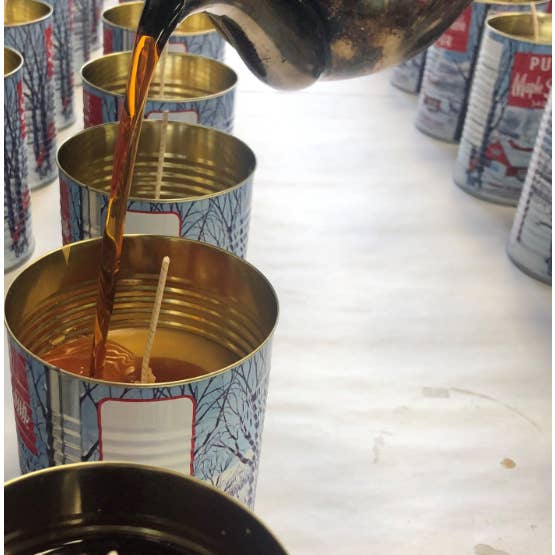 Maple Syrup Candle – 540 Ml Iconic Tin Can (Wood Wick)