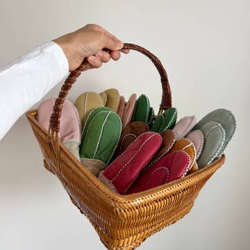 Kids Shearling Mittens