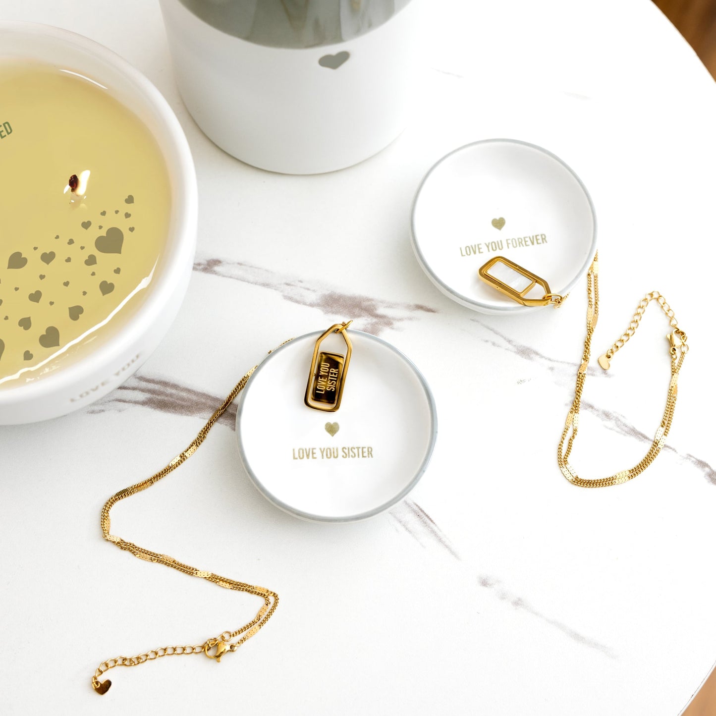 Love You Sister Trinket Dish