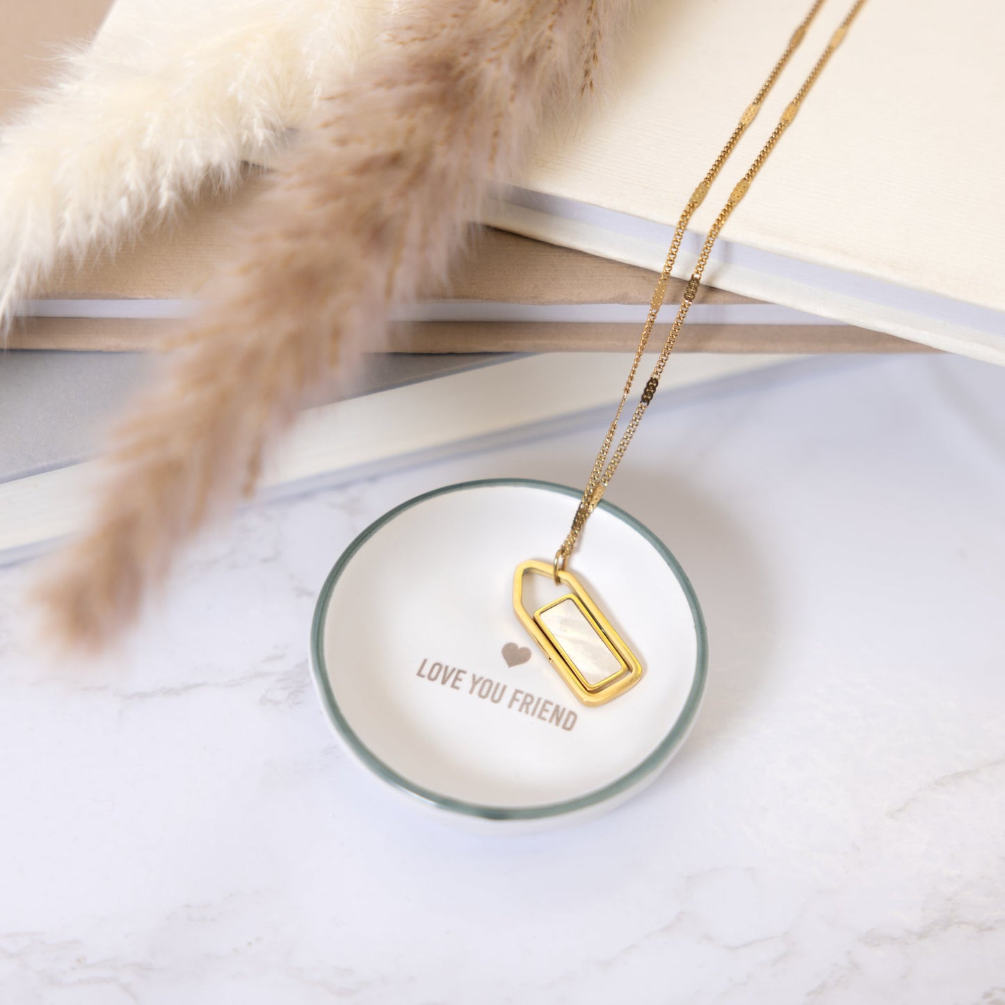 Love You Friend Trinket Dish