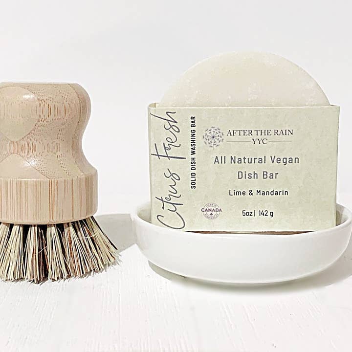 Natural Dish Scrub Brush