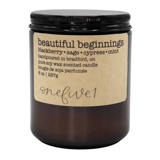 BEAUTIFUL BEGINNINGS SOY WAX CANDLE