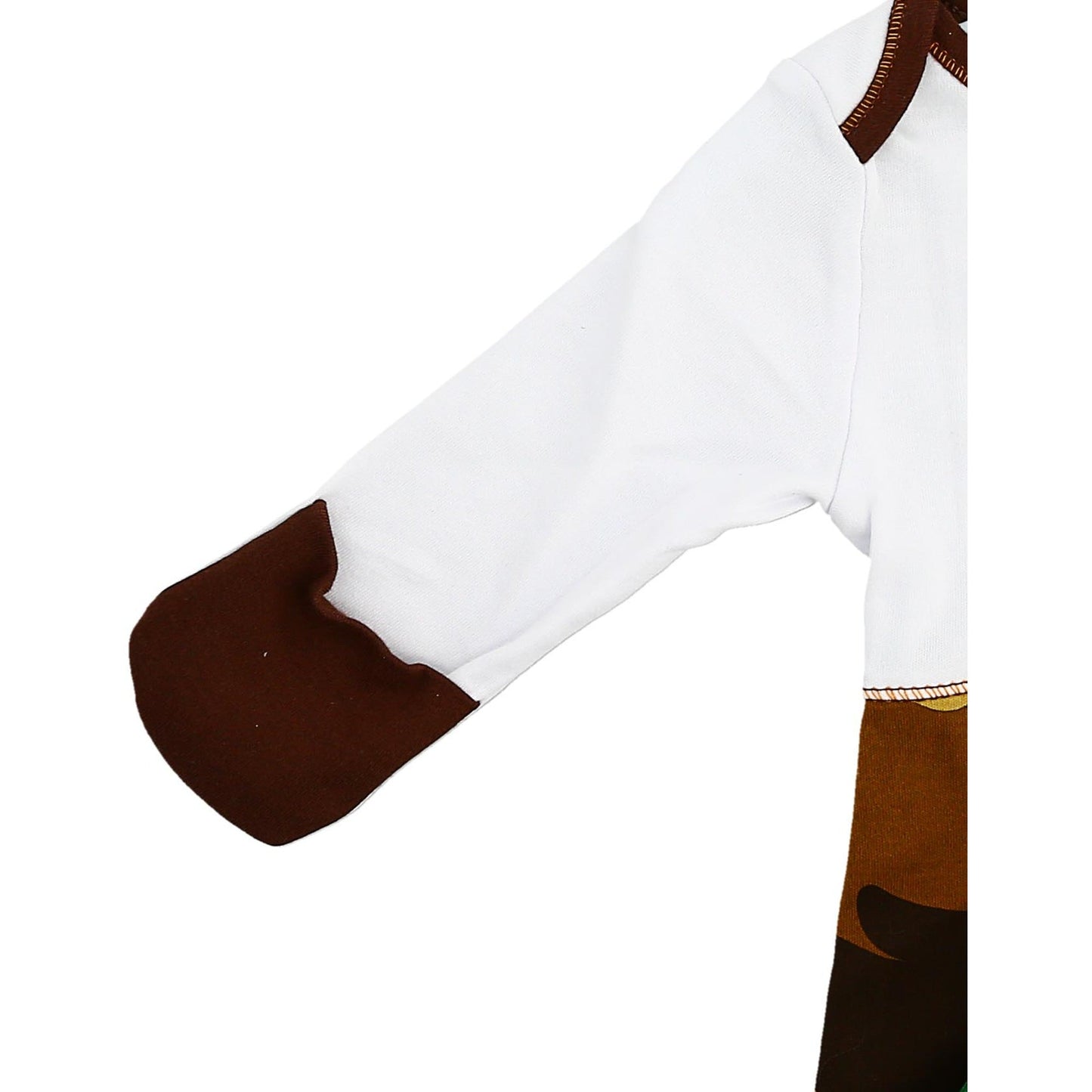 Camo Deer Gown with Mitten Cuffs - 0-3 Months