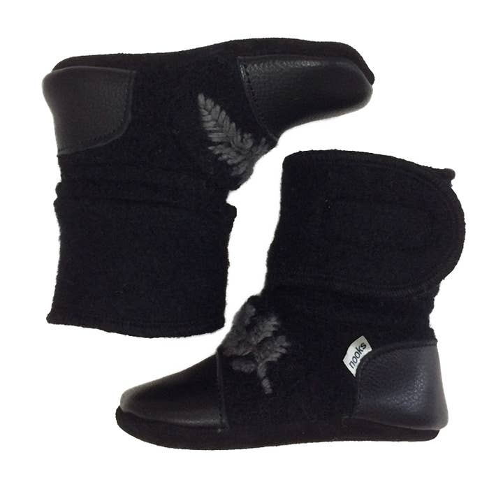 Nooks Starling Felted Wool Booties Size 5.5 (12-18 months)