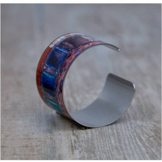 Water Color Paintbox Statement Cuff - Large cuff