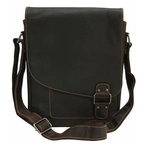 Leather Shoulder Bag Torquay - GW836 Brown