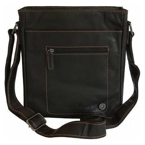 Leather Shoulder Bag Torquay - GW836 Brown