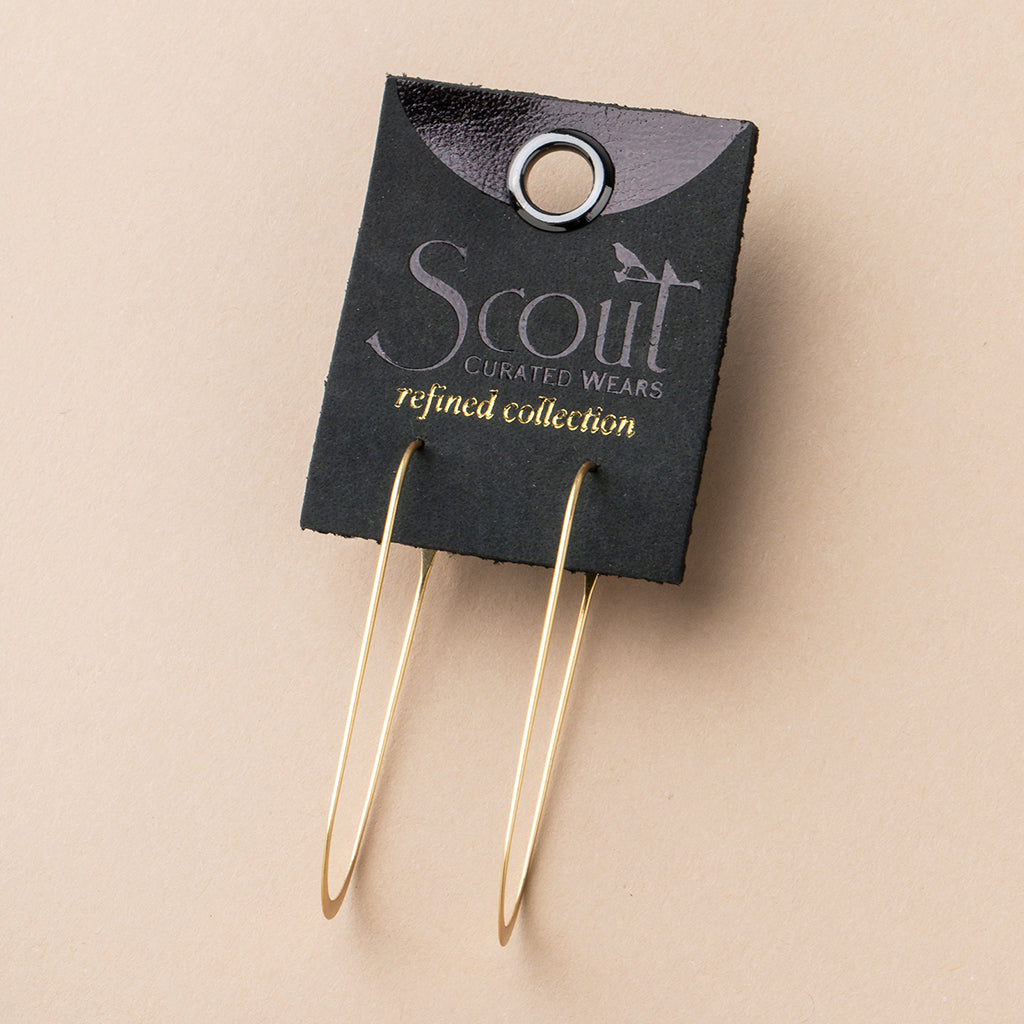 Cosmic Oval/Gold Vermeil Earring - ET008
