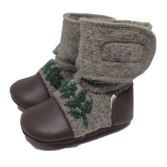 Nooks Sparrow Felted Wool Booties SIze 8.5 (2-3T)