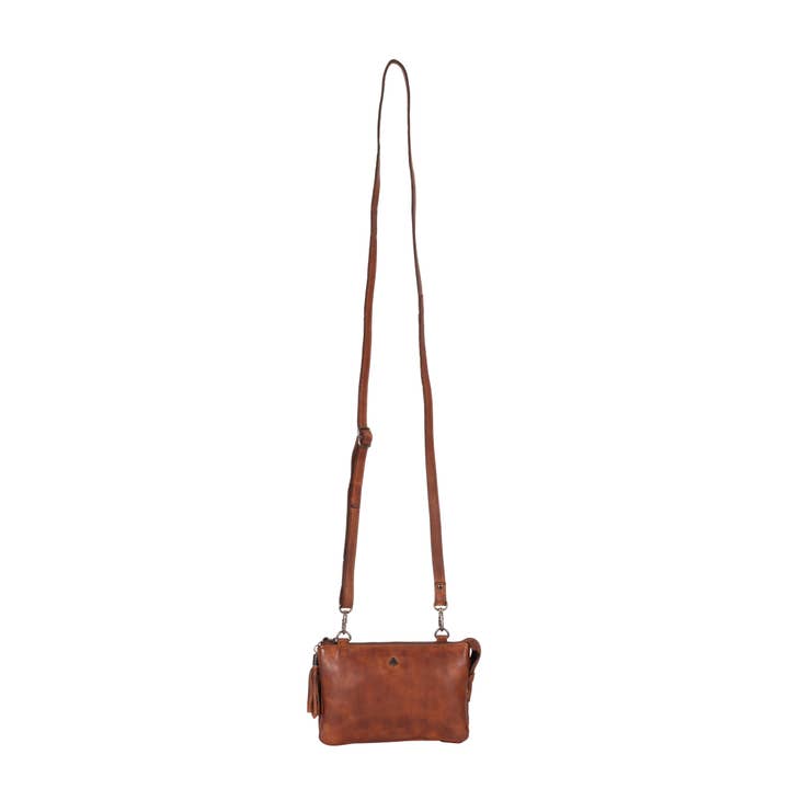 Leather Shoulder Bag Ruby