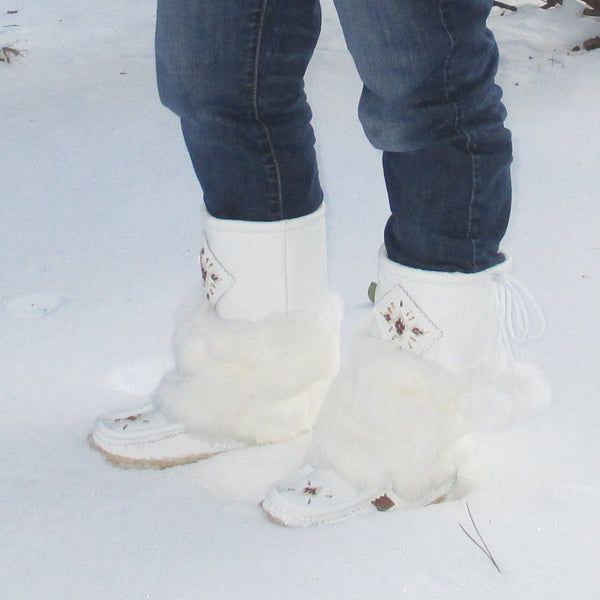 Mukluk 13" White Leather 986447WHL