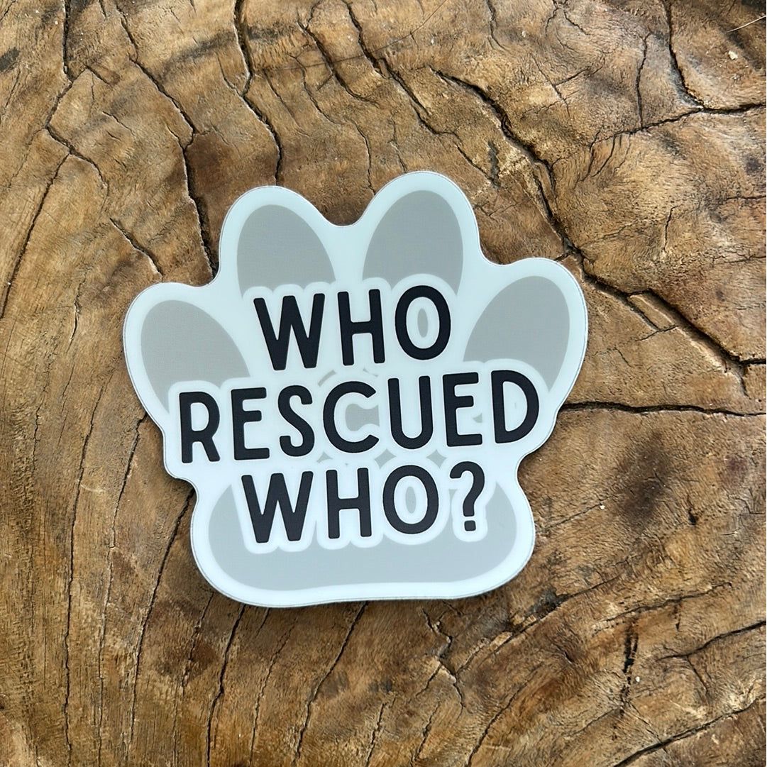 Who rescued who?