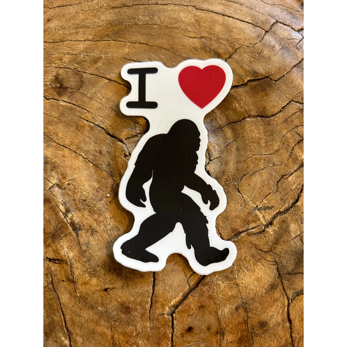 I ❤️ Big Foot Sticker