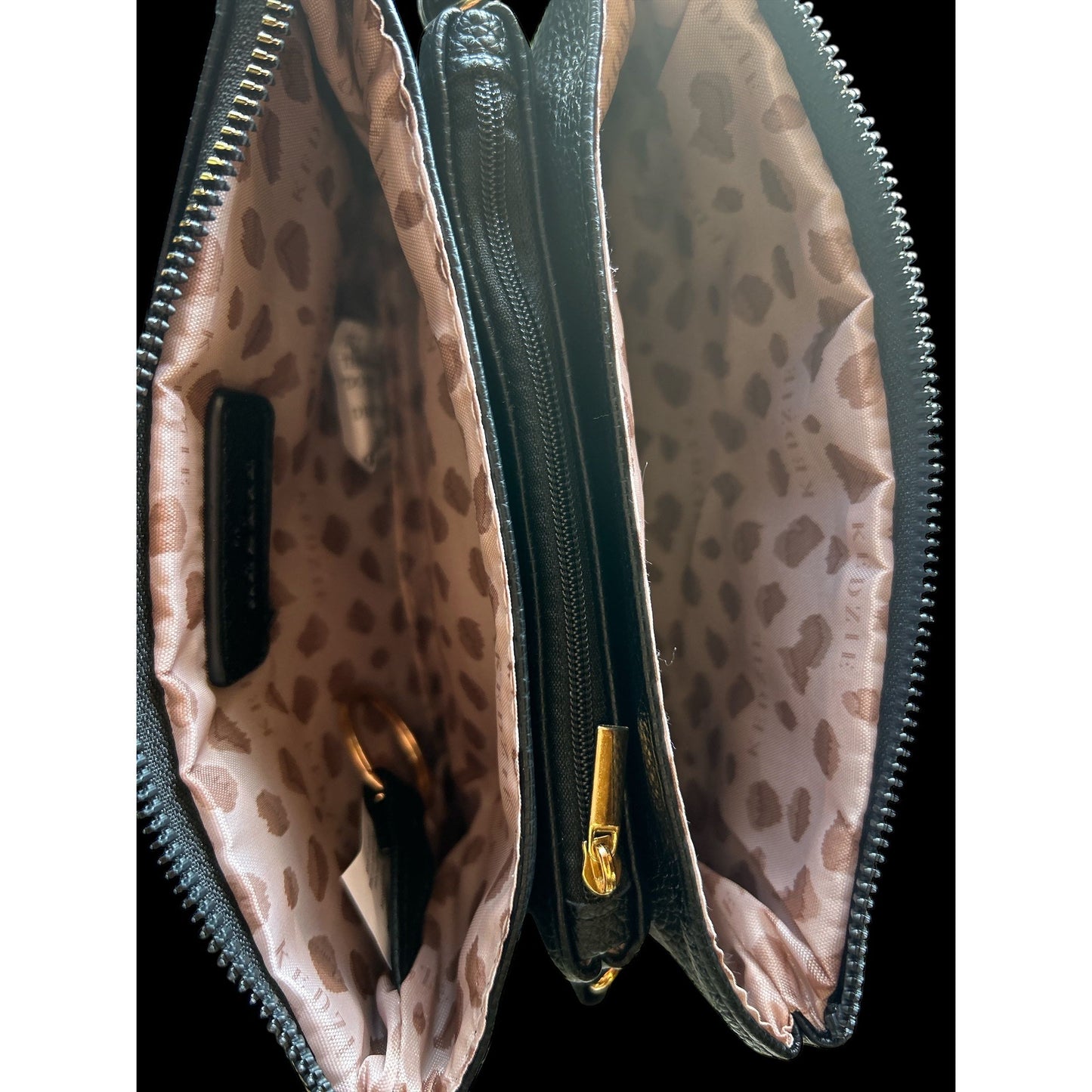 KEDZIE ECLIPSE CONVERTIBLE WALLET CROSSBODY - OLIVE WITH GOLD