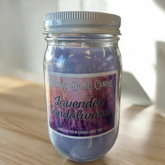 Lavender Sandalwood CHC Candle