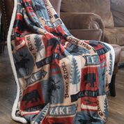 Lake Plush Throw