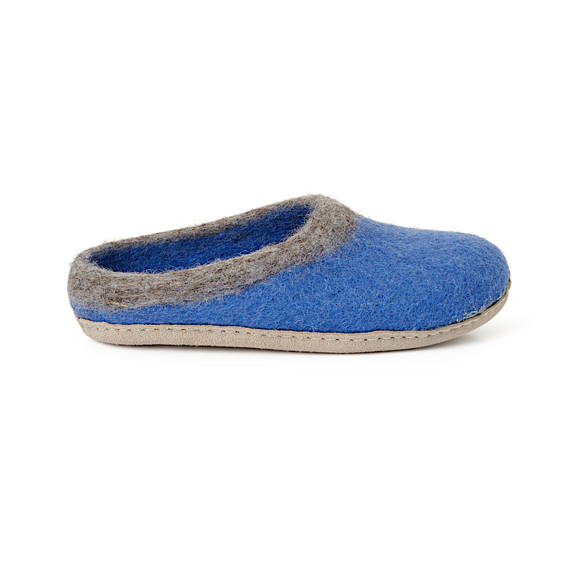 Slocan Slipper in Indigo Blue - Junior Unisex