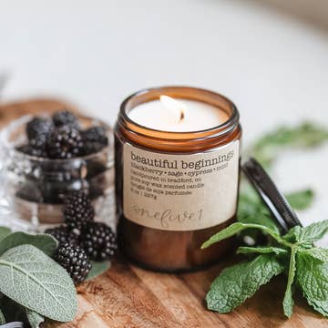 BEAUTIFUL BEGINNINGS SOY WAX CANDLE