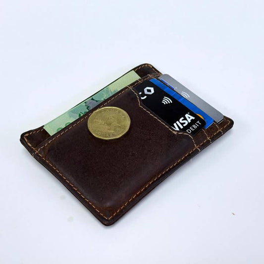 Greenwood Leather Card Case – Slim, Stylish & Practical