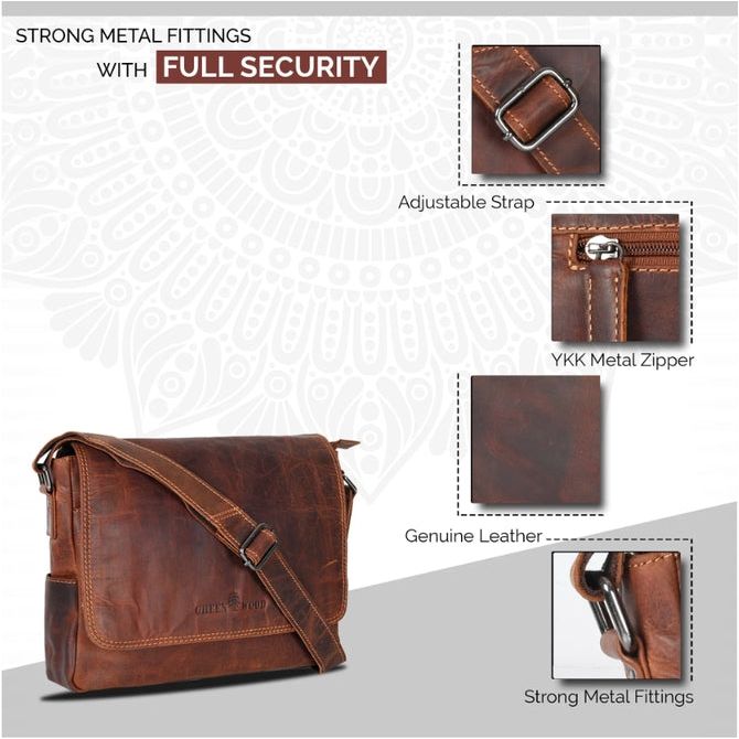 Smart Messenger Steven Mini 11"-GW113 | Brown - #GW113BRN