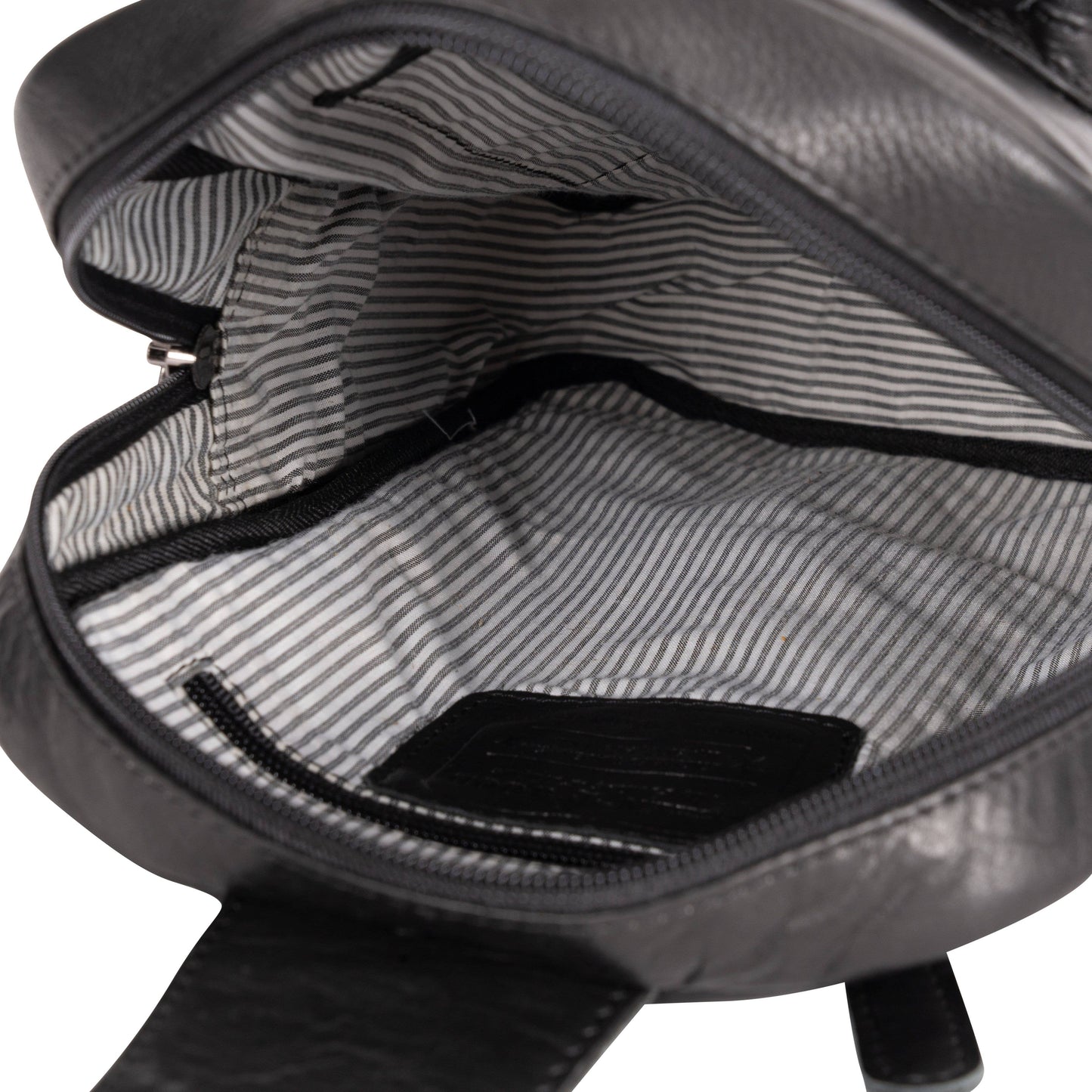 Leather Crossbody Bag Hamilton GW6806 black