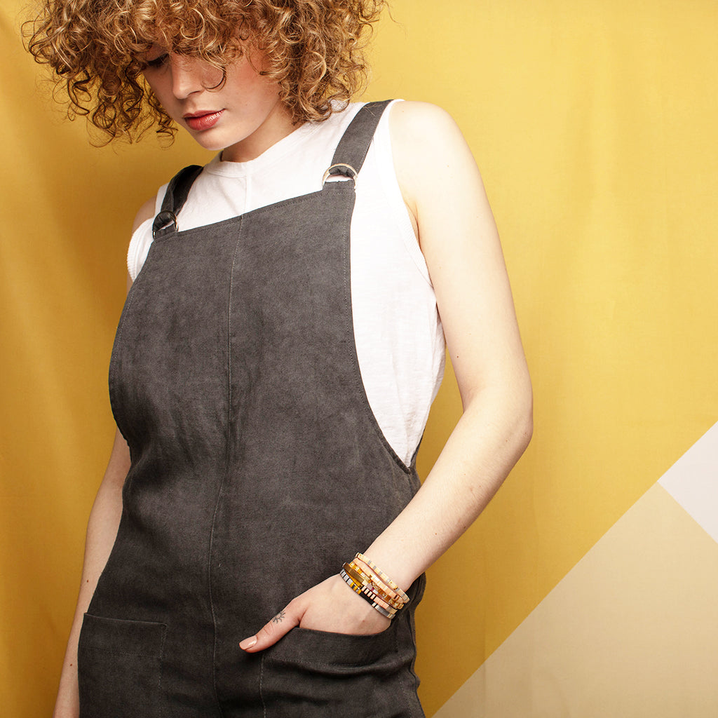 GOOD KARMA MIUKI BRACELET - BRAVE PINK MULTI/GOLD