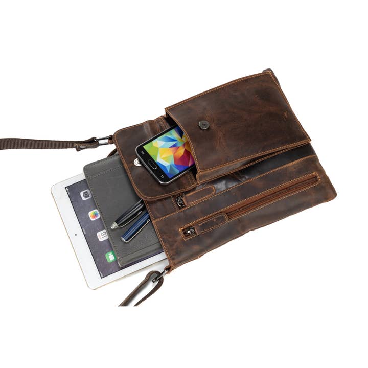 Ladies Cross Body Leather Bag Lucy LD007