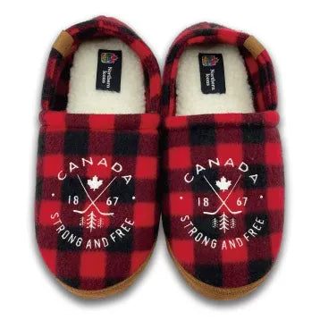 Plaid Canadian Slippers