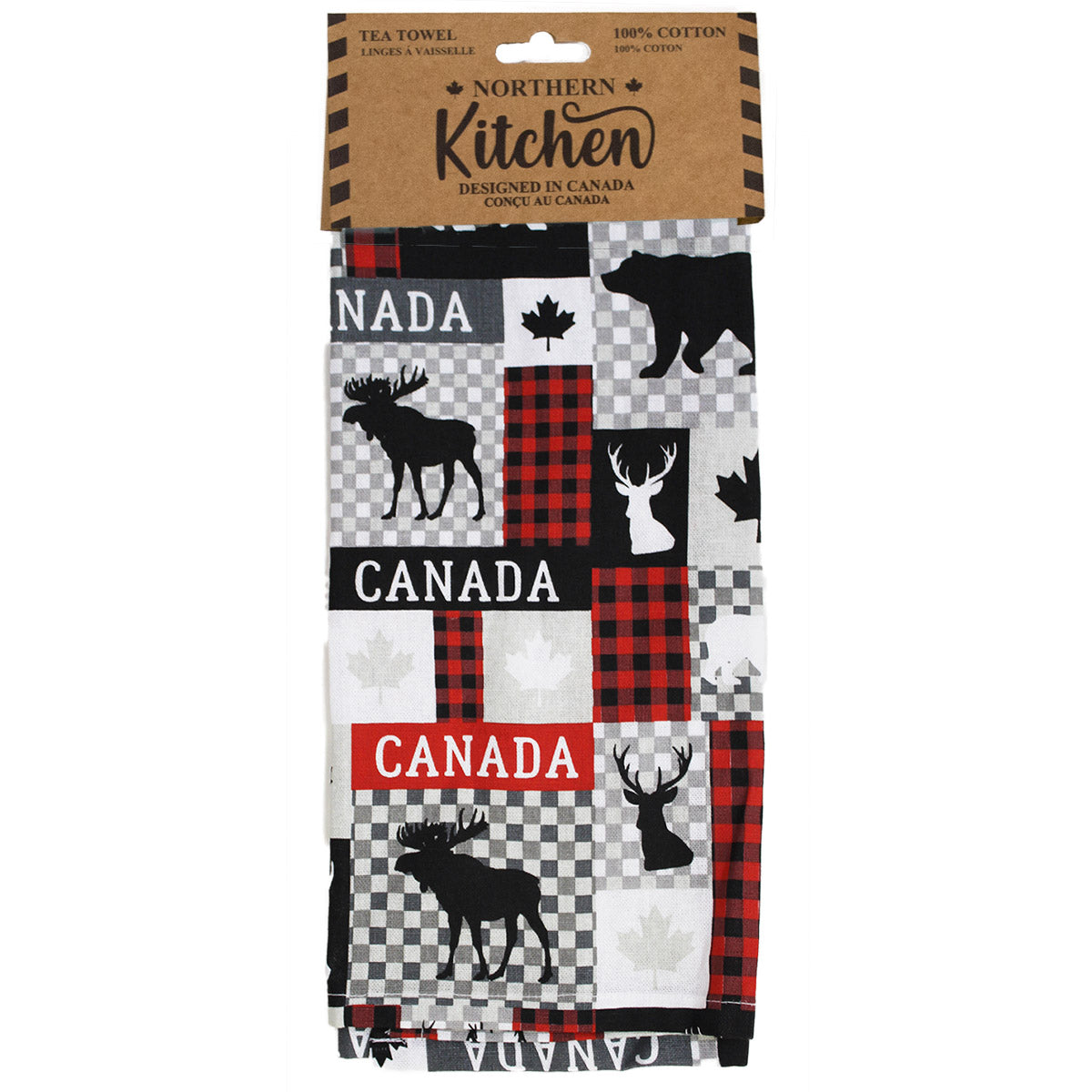 Canada true North tea towel