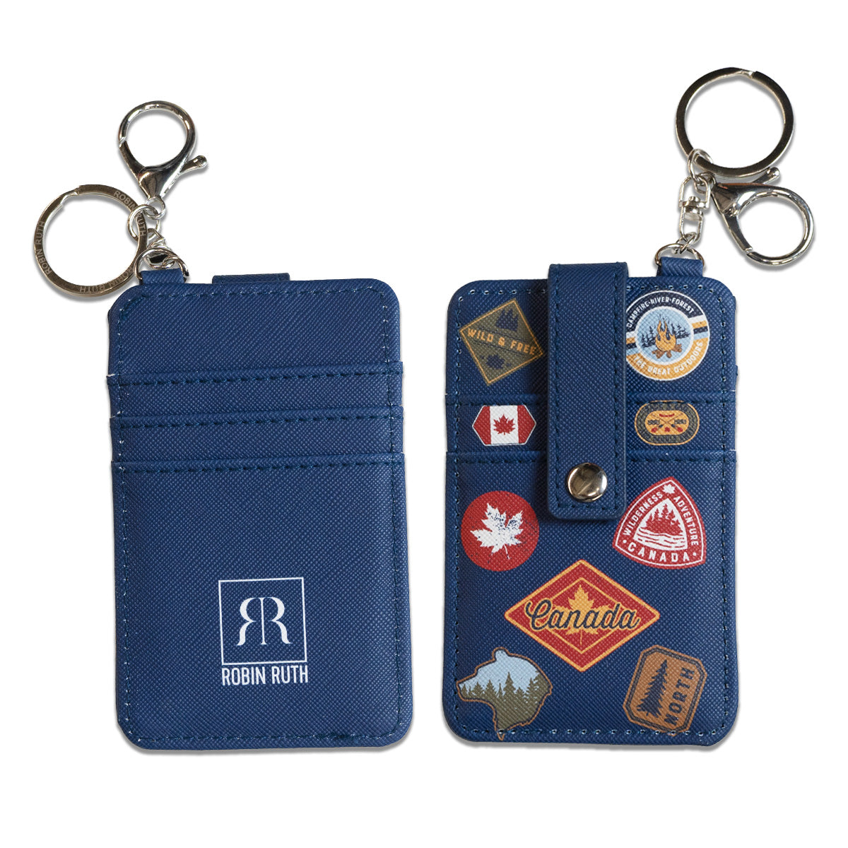 TRAVEL BADGE NAVY RR CARD WALLET