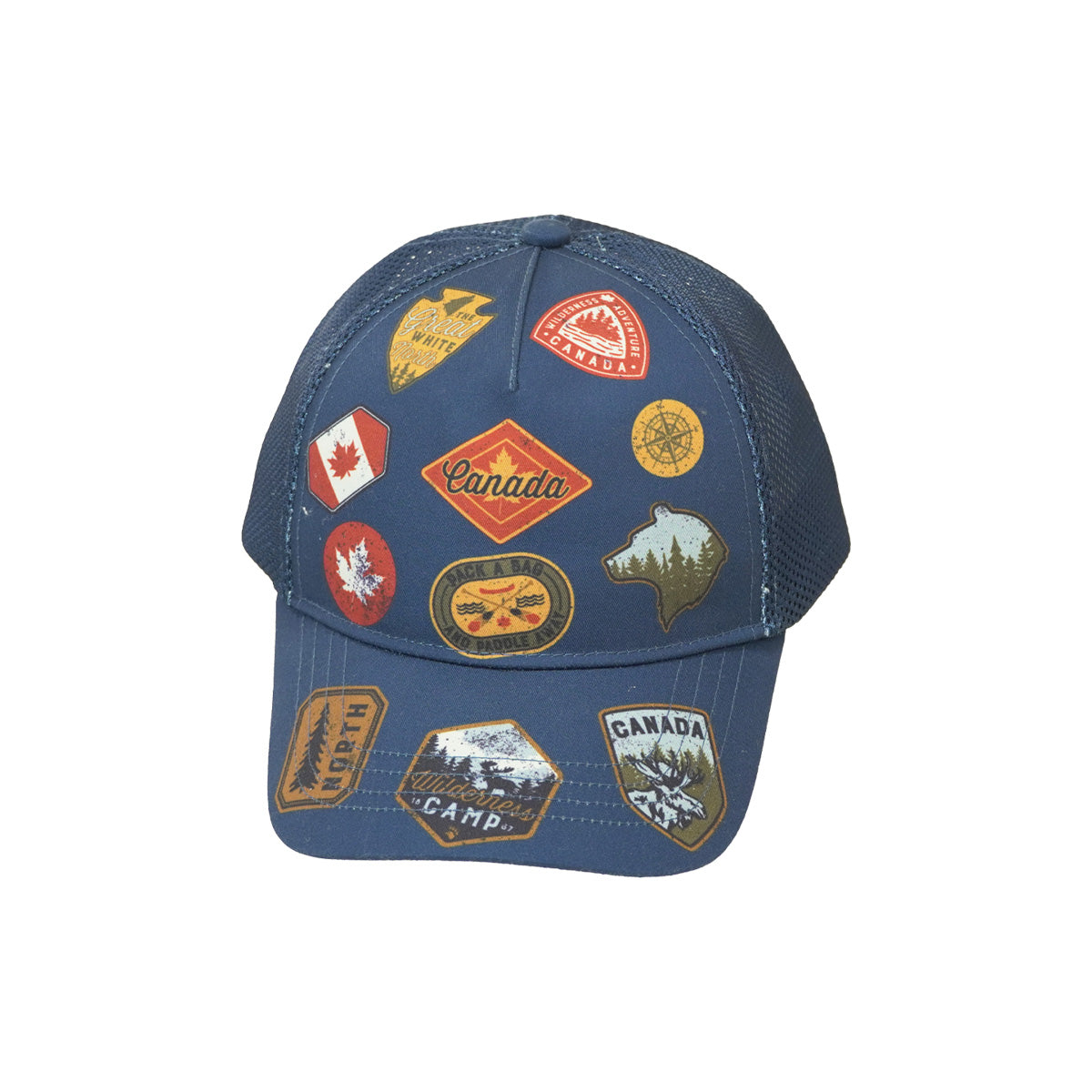Travel Badge Navy RR Kids Ballcap