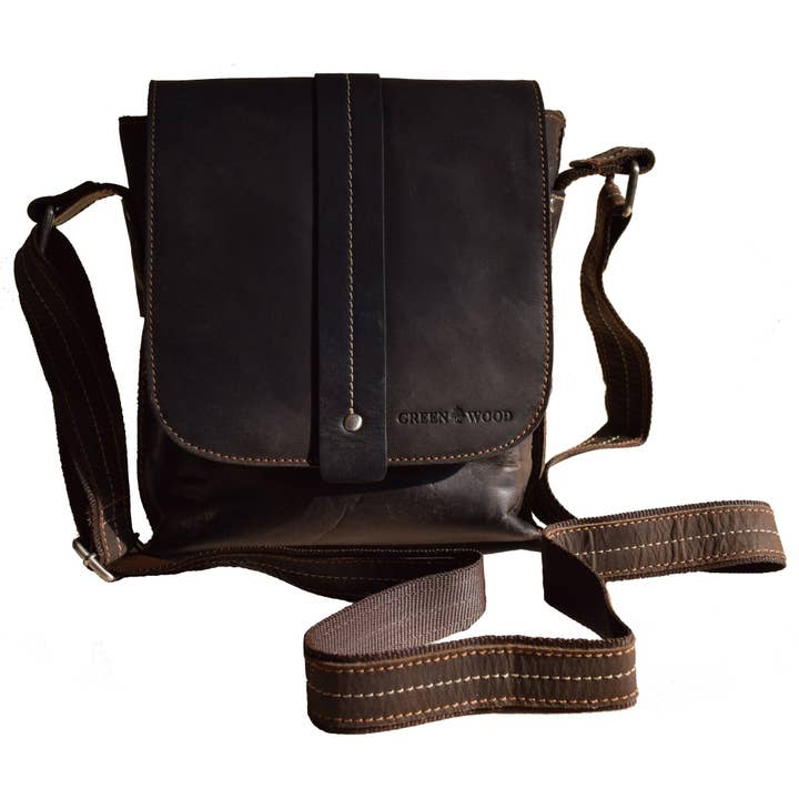 Mini Messenger Bag Henrik - Unisex -GW4955 Dark Brown