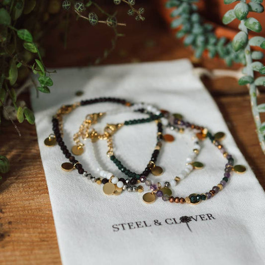 Halcourt Beaded Bracelet - Green