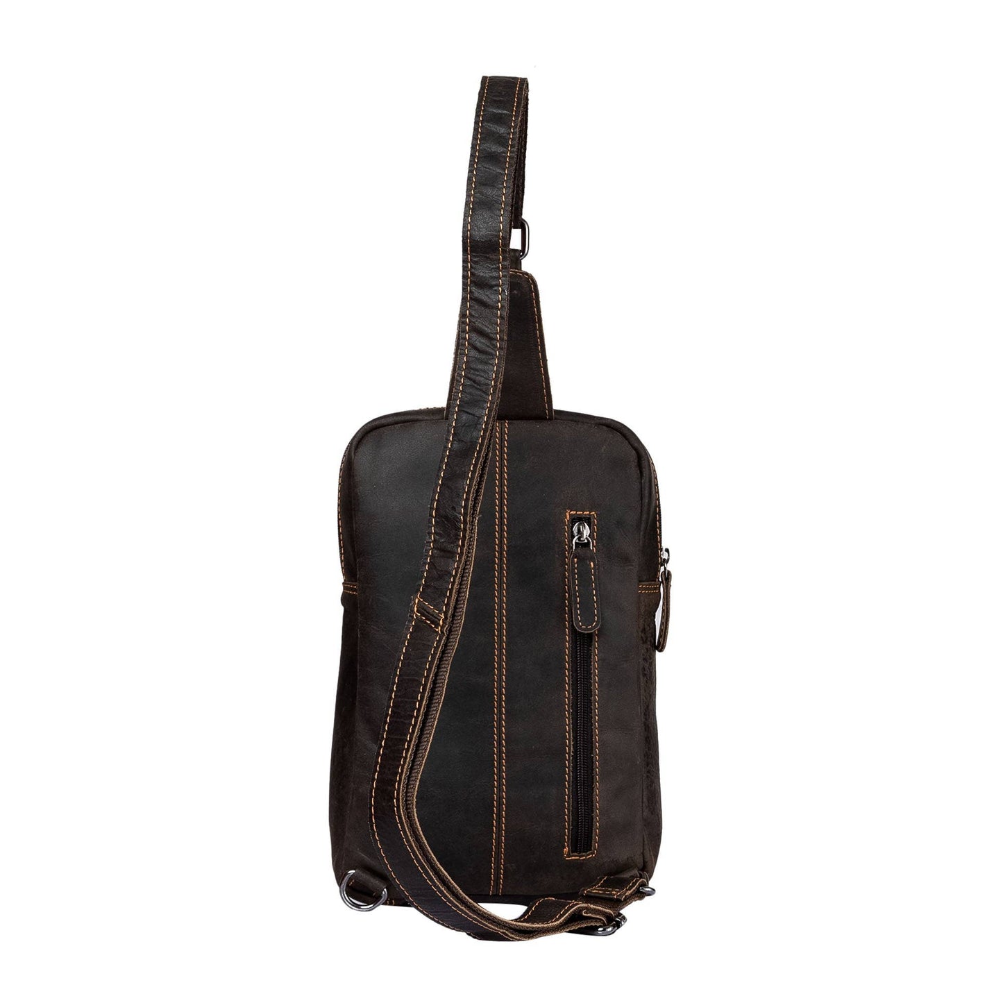 Leather Crossbody Bag Hamilton GW6806 black