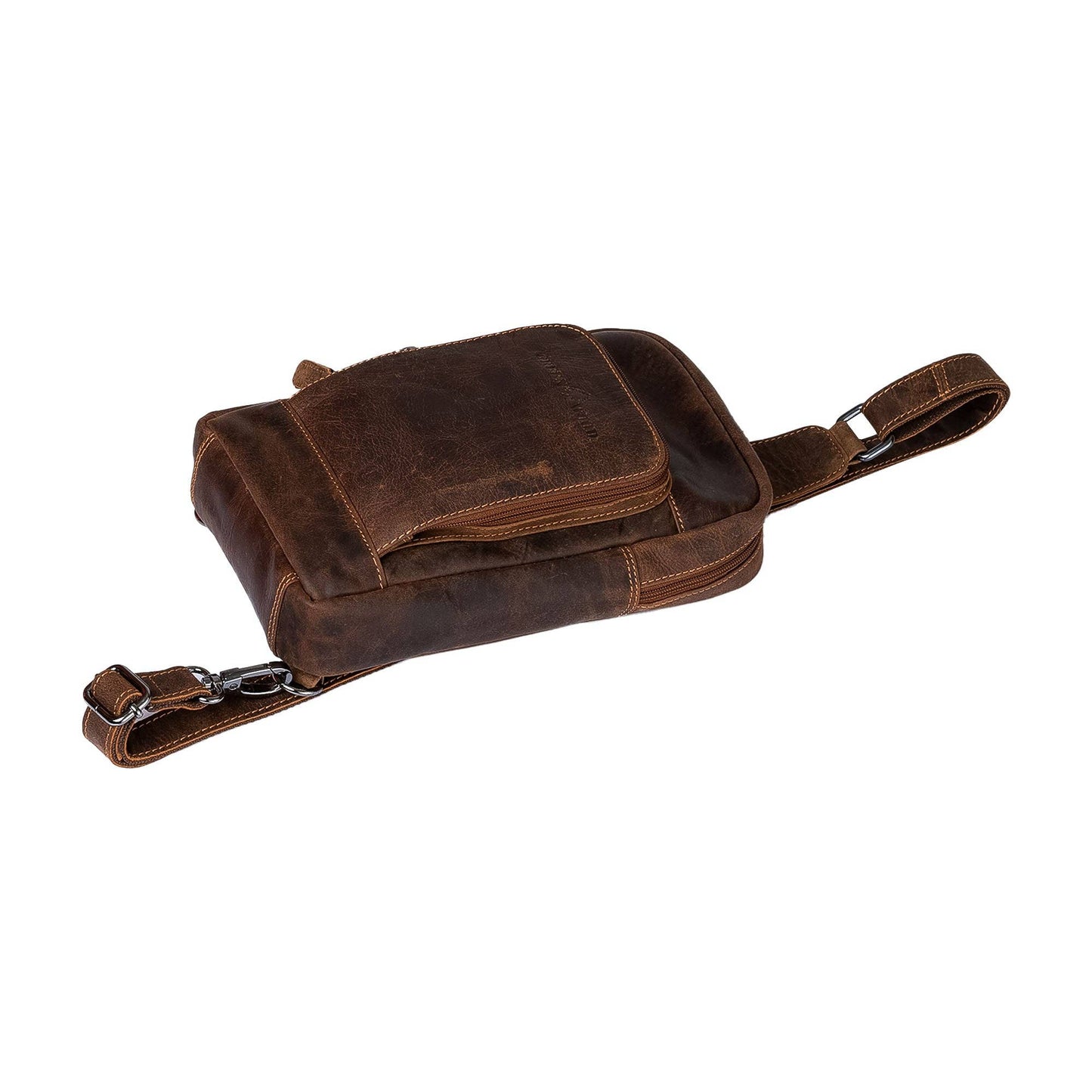 Leather Crossbody Bag Hamilton GW6806 black