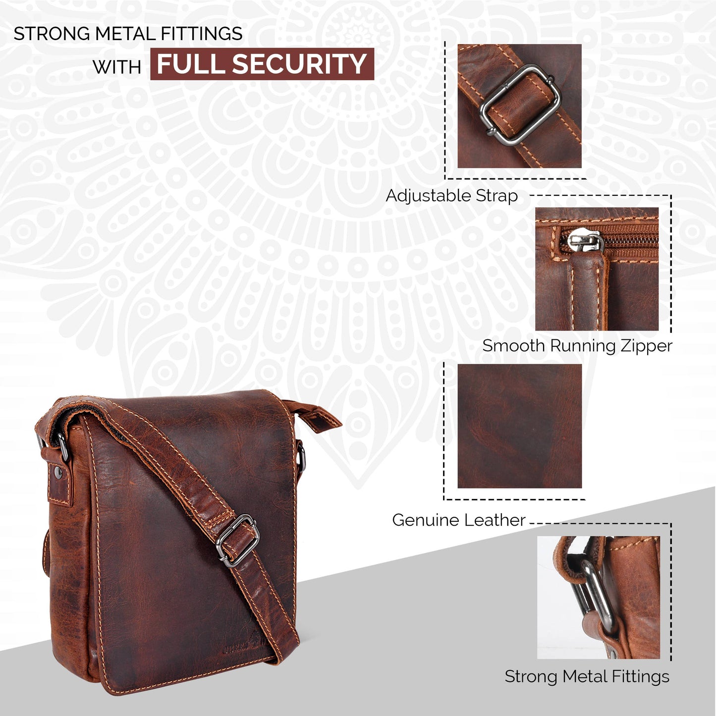 Leather Shoulder Bag LunaGW191048
