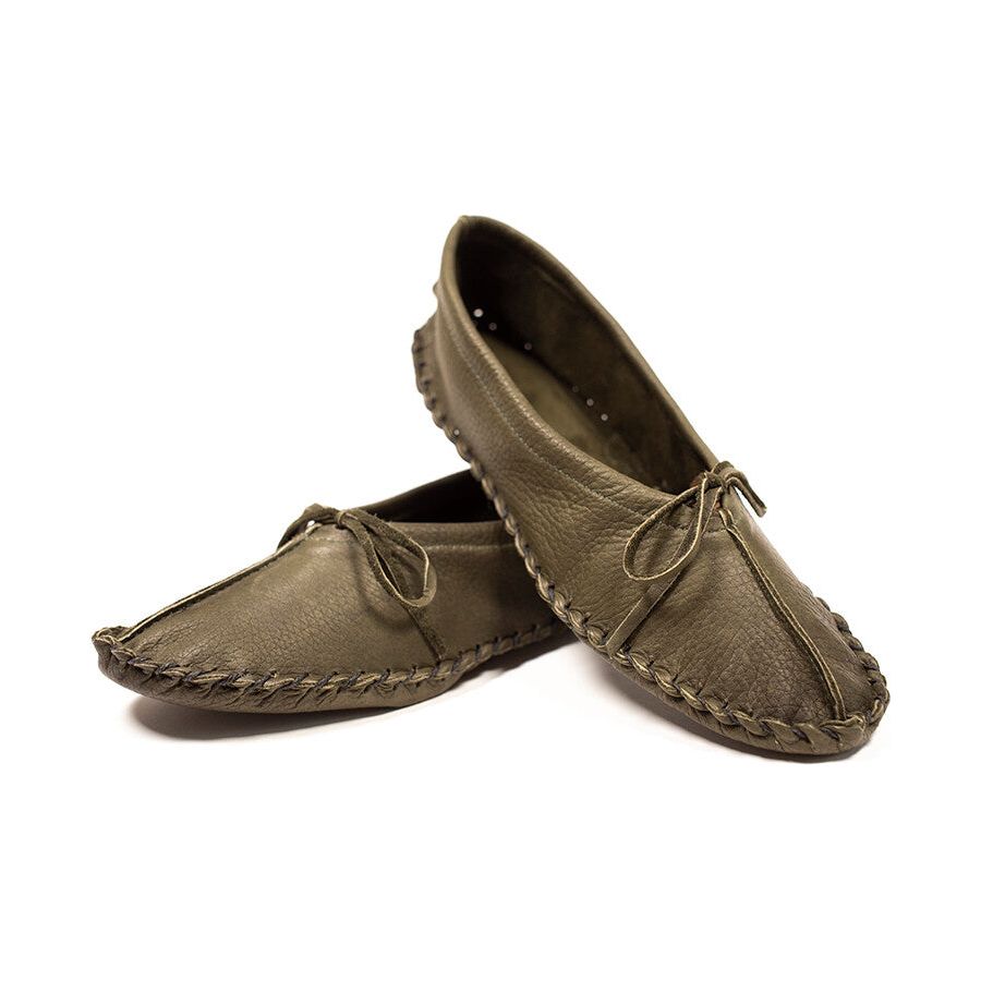 Olive Ballet Moccasins